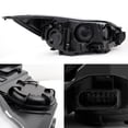 thumbnail image 3 of AKKON - For 2012-2014 Ford Focus Left Driver + Right Passenger Black Replacement Headlights Front Lamps Assembly, 3 of 7