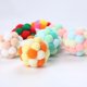 thumbnail image 5 of Juguetes para gatos, pelota de campana hecha a mano de colores, pelota elástica, suministros interactivos para perseguir mascotas, 5 of 6