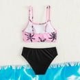 thumbnail image 4 of Sentuca Swimsuit Girls Tankini 2 Piece Swimwear Set Summer Beach Bathing Suit for Kids 7-15 Years, 4 of 8