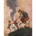 thumbnail image 3 of Edmund Dulac 15x18 Black Modern Framed Museum Art Print Titled - The Snow Queen Pl 1 (1911), 3 of 5