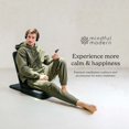 thumbnail image 2 of Mindful Modern Folding Adjustable Pro Meditation Floor Chair with Back Support, 2 of 7