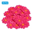 thumbnail image 3 of Parche de flores de Uxcell para planchar, bordado, parche de flores para reparación de ropa, mochila 3.54x3.54" 30 Pcs Rojo Rosa, 3 of 7