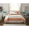 thumbnail image 5 of Bedding Sets 9 Piece Cotton Percale Comforter Set Coral King,Bed Sets, 5 of 18
