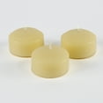 thumbnail image 2 of Eastland Grande Clear Hurricane Holders & Richland Floating Candles Ivory 2" Set of 24, 2 of 2