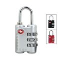 thumbnail image 5 of Padlock Weatherproof Hardware Luggage TSA Customs Lock Anti-theft Safely Code Lock 3 Digit Combination Lock SILVER, 5 of 8
