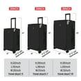 thumbnail image 6 of Hardshell Luggage Set 3 Piece Lightweight Expandable Suitcase with Spinner Wheels and TSA Lock,3Pcs ABS Suicase Set 20/24/28,WD576-Black, 6 of 9