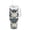 Elegant Blue Flowers Pattern, variant on 40 oz Insulated Stainless Steel Tumbler Double Wall Stainless Steel Tumbler with 2-Way Drinking Elegant and Timeless Blue Flower