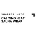 Sharper Image Calming Heat Sauna Wrap, 8 Heat Levels, 3 Massaging Vibrations, Gray