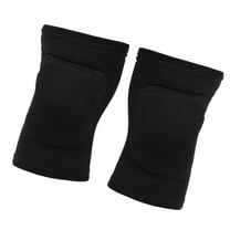 Vocoste 1 Pair Knee Brace Protection Sponge Knee Pads Knee Support Knee Brace for Sport Gym Skating Black Size L