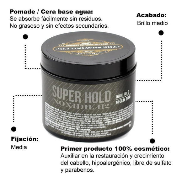 The Shaving Co Pomada Cera Para Crecimiento Noxidil Pomade amarillo 1