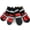 Red, variant on GASTROPOD 4Pcs Dog Shoes Non-Slip Sole Dog Boots Comfortable Waterproof Dog Boots for Winter 7x6cm,Multicolor