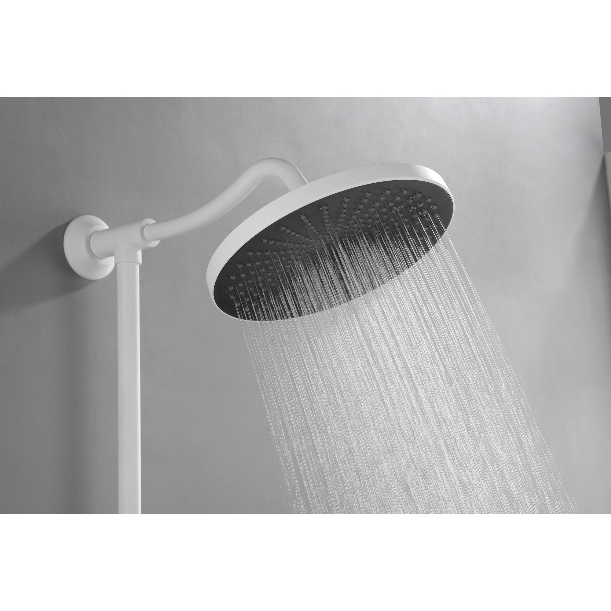 Shower System, With 10" Rain Shower head, 4-Function Handheld Shower Head, Adjustable Slide Bar And Soap Dish