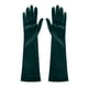 thumbnail image 3 of Guantes de moda para mujer, de satén y terciopelo, para noche, largos, para bolso, mitones de mujer, 3 of 4