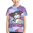 thumbnail image 6 of Sanrio Kuromi Kids T-Shirt 3d Printed Graphic T-Shirts Boys And Girls Short Sleeve Shirts For Youth Kids X-Small, 6 of 6