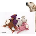 thumbnail image 3 of Walbest Plush Dog Toy, Squeaky Interactive Puppy Dog Toys with Crinkle Paper, Durable Chew Toys for Small and Medium Dogs with Elephant Shape (Pink), 3 of 7