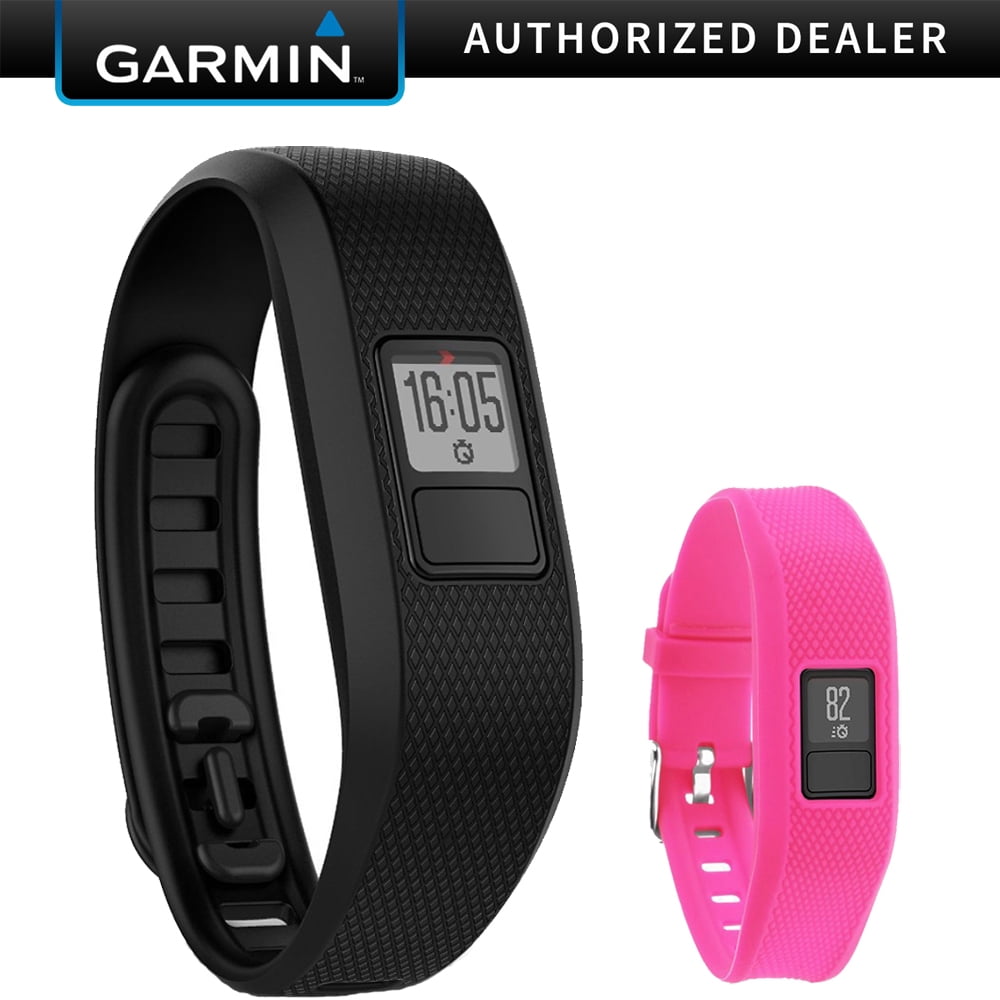 Garmin Vivofit 3 Activity Tracker Fitness Band - Regular Fit (Black) with Extreme Speed Silicone