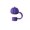 Purple, variant on Walbest 1/5Pcs Pumpkin Silicone Straw Cap Reusable Topper for 30/40 Oz Tumbler Cup Fall Thanksgiving Accessories Non-Slip BPA-Free Universal 10mm Straw Lid Protector