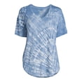 thumbnail image 5 of Time and Tru Women's V-Neck Tunic T- Shirt, 5 of 5