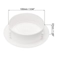 thumbnail image 4 of Uxcell 5.12" x 1.46" Round Vent Cover Adjustable Air Vent Cover ABS Plastic White 4pcs, 4 of 5