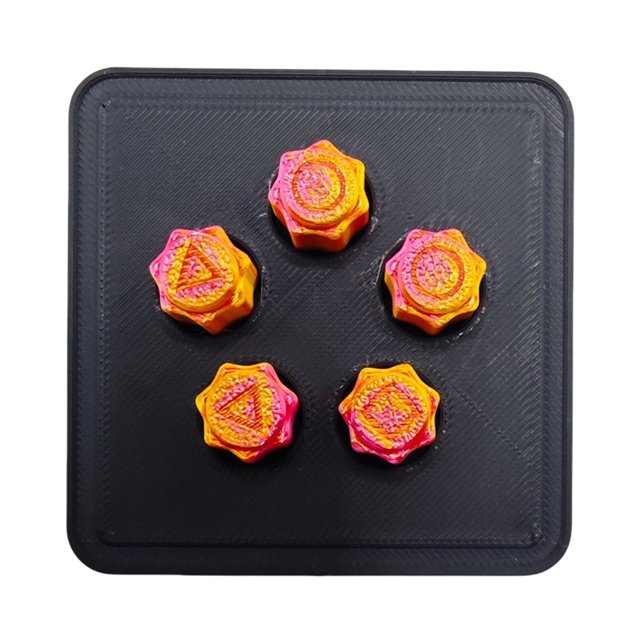 Juego tradicional Juego Gonggi Jack Stone Pebbles Juego para juegos familiares Rojo