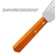 thumbnail image 5 of Espátula De Cocina De Acero Inoxidable De 28 Cm / 11 Pulgadas Con Mango De Madera Afinador Multifuncional Para Freír Herramienta Para Asar Pala Ranurada Para Bistec Bola De Masa Hervida De Pescado Yuarrent HA012841-00, 5 of 7