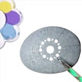 thumbnail image 2 of Mandala Dotting Stencil Tools Kit de Pintura de Ball Stylus Dotting Tools Incluye Plantilla, Bandeja de Pintura (Paquete de 51), 2 of 5