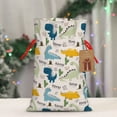 thumbnail image 5 of Naloa Childish Dinosaur Drawstring Christmas Bags, 3D Xmas Gift Bags, Christmas Wrapping Bags, Xmas Goodie Bags, Treat Pouch Bags, Party Favor Bags-Small, 5 of 9