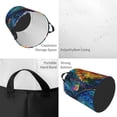 thumbnail image 2 of Balery Colorful Parrot Jungle Dream Cesta de ropa redonda con asas, impermeable, independiente, para ropa, juguetes, dormitorio y familia-Small, 2 of 6