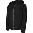 thumbnail image 2 of Hanes Girls Slub Jersey Full-Zip Hoodie, Sizes 4-16, 2 of 2