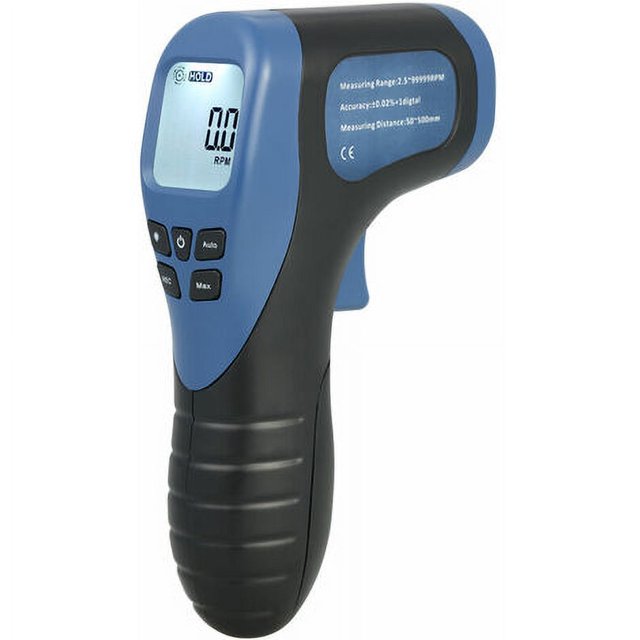 Tacómetro de motor sin contacto con pantalla digital portátil TL-900 azul entregado sin batería