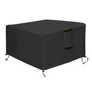 Fire Pit Cover Waterproof Firepit Cover Windproof Ripstop Firepit Table Outdoor Fireplace Cover