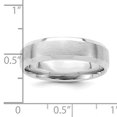 thumbnail image 5 of 14K White Gold Heavy Comfort Fit Fancy Band Ring Size 8, 5 of 5