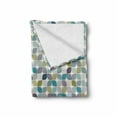 thumbnail image 2 of Vintage Soft Flannel Fleece Blanket, Geometric Retro Style Abstract Forms in Pastel Tones Rounded Squares Artwork Print, Cozy Plush for Indoor and Outdoor Use, 50" x 70", Multicolor, by Ambesonne, 2 of 6