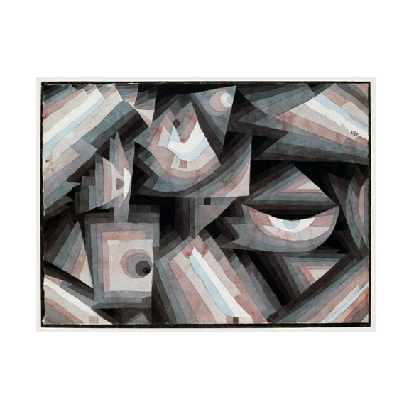 Trademark Fine Art Pictufy Crystal Gradation 1921 Canvas Wall Art