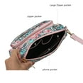 thumbnail image 6 of MKF Collection Rosalie Cotton Women's Botanical Shoulder Bag, Designer Crossbody Purse Handbag by Mia K - Blue, 6 of 9