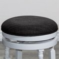 thumbnail image 2 of Cfowner 30" Bar Stool, White Finish, Charcoal Fabric Seat, 2 of 4