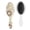 White-740, variant on Palm Leaf Design Hair Brush, Tropical Plant Detangling Paddle Comb with Botanical Pattern, Soft Cushion Hairbrush for Wet & Dry Hair, Travel Ready Gift