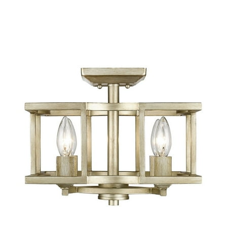 

4 Light Semi-Flush Mount in Sturdy Style 10.25 inches High By 12.5 inches Wide-White Gold Finish Bailey Street Home 170-Bel-2016848