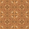 thumbnail image 1 of Ahgly Company Indoor Square Patterned Carrot Orange Area Rugs, 4' Square, 1 of 6