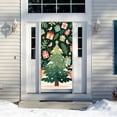 thumbnail image 4 of Dmlowu 2025 Upgrade Christmas Door Cover - Christmas Door Decorations, 35x71 inch Christmas Front Door Decorations for Holiday Party Christmas Decorations Indoor & Outdoor, 4 of 7