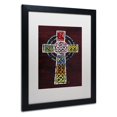 thumbnail image 4 of Trademark Fine Art 'Celtic Cross' Canvas Art by Design Turnpike, White Matte, Black Frame, 4 of 8