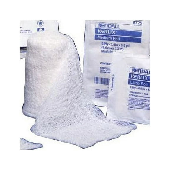 Kerlix Nonsterile Gauze Bandage Rolls Medium 3-2/5" X 3-3/5 Yds. Part No. 6735 (1/ea)
