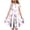 A83 Multicolor, variant on Xdegoge Casual Kids Girls Dress Knee Length Tiered Short Sleeve Tween Summer Dress Floral Print Ruffle Flowy Vacation Outfit for Teen