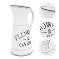 thumbnail image 6 of Piwvid Rustic Galvanized Watering Can and Decorative Pitcher, Vintage Flower Vase with Greetings, Farmhouse Jug for Living Room, Kitchen, Office (2 Sizes), 6 of 7