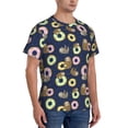 thumbnail image 5 of Rocae Sloth with Donuts for Men's Moisture-Wicking Crew Tee - T-Shirt for Sports, Outdoor Activities, and Casual WearXX-Large, 5 of 9