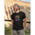 thumbnail image 2 of Glowing American Football T-Shirt Men -Image by Shutterstock, Male 3X-Large, 2 of 4