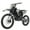 Black, variant on X-Pro Brand New Titan 250cc Gas Pit Dirt Bike with LED Headlight, 5-Speed Manual Transmission, Electric/Kick Start! Big 21"/18" Wheels!