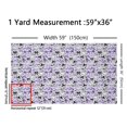 thumbnail image 3 of Homewish Cartoon Funny Ghost 01 for Teens, Black Purple Room Decor Fabric by the Yard, Sugar Halloween Theme Sewing Fabric, Luxury Bedroom Decor, 3 of 6