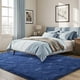 thumbnail image 3 of Alfombra ISEAU Soft Fluffy Antideslizante 91x152 cm Azul Claro, 3 of 9