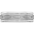 thumbnail image 3 of Sterling Silver Ss 7mm Brushed Fancy Band Size 13 Made In United States qwb132b-13, 3 of 5
